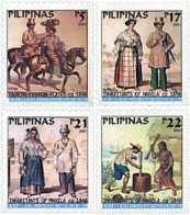 93792 MNH FILIPINAS 2001 TRAJES TRADICIONALES - Filippijnen