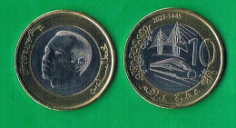 Morocco 10 Dirhams - 2023- Bimetal - Marokko