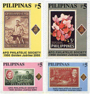 89011 MNH FILIPINAS 2000 50 ANIVERSARIO DE LA SOCIEDAD FILATELICA - Philippinen