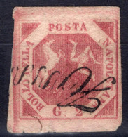 2 Gr. ROSA LILLACEO SASS.6a USATO  CON DUE OTTIMI MARGINI  FIRMATO PERITO CV 450+++ - Napoli