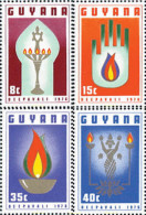 120410 MNH GUYANA 1976 FESTIVAL DEEPAVALI 1976 - Guyana (1966-...)