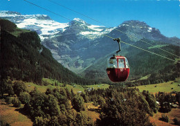 SUISSE - Les Diablerets "Perle Des Alpes Vaudoises" - 1200-3200 M - Télécabine D'Isenau Et Creux De Champ- Carte Postale - Aigle