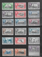 FALKLAND ISLANDS 1938 - 1950 SET SG 146/163 UM/(L)MM Cat £475 - Falkland