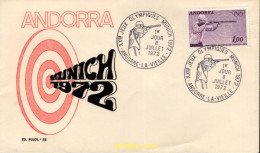 376071 MNH ANDORRA. Admón Francesa 1972 20 JUEGOS OLIMPICOS VERANO MUNICH 1972 - Andere & Zonder Classificatie