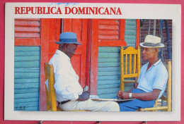 République Dominicaine - Jugadores De Domino - Très Bon état - Joli Timbre - Repubblica Dominicana