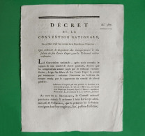 D-FR Révolution 1793 Jugement Des Conspirateurs & Des Frères De Feu Louis Capet, Par Le Tribunal Extraordinaire - Historische Documenten