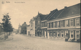 MELLE  RUE DE LA STATION  ( CAFE DE LA GARE  CHEZ L.DE MEYERE = AFSTEMPELING CORRESPONDANCE PRIVEE ARMEE BELGE - Melle