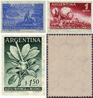 725955 MNH ARGENTINA 1956 NUEVA PROVINCIA DE LA PAMPA - Ongebruikt