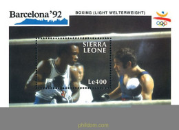 257982 MNH SIERRA LEONA 1990 25 JUEGOS OLIMPICOS VERANO BARCELONA 1992 - Sierra Leone (1961-...)