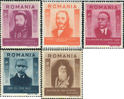 166657 MNH RUMANIA 1943 HOMBRES CELEBRES - Altri & Non Classificati