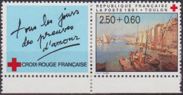 Croix Rouge - De Carnet - FRANCE - Port De Toulon - N° 2733 A ** - 1991 - Ongebruikt