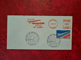 Lettre  1976 OBLITERATION CONCORDE AEROPOSTALE MEAULTE ALBERT CACHET TOULOUSE 30° ANNIVERSAIRE F.N.A.R. - Autres & Non Classés