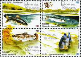 171503 MNH URUGUAY 2005 PECES DE URUGUAY - Uruguay