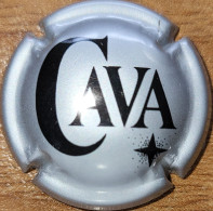 Capsule Cava D'Espagne GÉNÉRIQUE Série étoile Avec Points, Gris & Noir Nr 03a - Placas De Cava