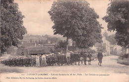 TOP LUZANCY SUR MARNE COLONIE SCOLAIRE DU 18 è Ar. De PARIS 1906 - Altri & Non Classificati