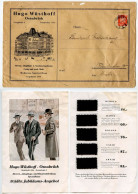 Germany 1926 Cover & Catalog; Osnabrück - Hugo Wüsthoff, Herren-, Jünglings- U. Knaben-Garderobe; 10pf. German Eagle - Briefe U. Dokumente