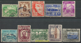 709763 USED PERU 1938 SERIE BASICA - Perù