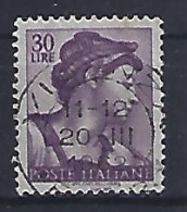 Italy 1961  Fresko Von Sixtinischen Kapelle Im Vatikan  (o) Mi.1087 - 1961-70: Used