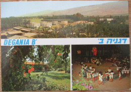 ISRAEL GALILEE SEA KIBBUTZ DEGANIA SHANA TOVA NEW YEAR CARD POSTCARD CARTE POSTALE ANSICHTSKARTE CARTOLINA POSTKARTE - Israele