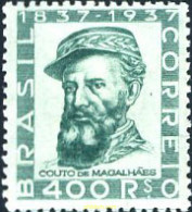 293554 MNH BRASIL 1938 CENTENARIO DEL NACIMIENTO DEL GENERAL COUTO DE MAGALHES - Neufs