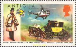 244356 MNH ANTIGUA 1974 CENTENARIO DE LA UNION POSTAL UNIVERSAL - Otros & Sin Clasificación