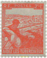 247170 HINGED FRANCIA 1945 A BENEFICIO DE LOS TUBERCULOSOS - Other & Unclassified