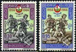 169575 MNH ARGELIA 1966 DIA DEL COMBATIENTE - Algerije (1962-...)