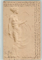 13963106 - Antike Frau Mit Harfe M.M. Vienne - Kirchner, Raphael