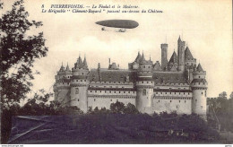 *CPA - 60 - PIERREFONDS - Le Dirigeable " Clément Bayard" Passant Au Dessus Du Château - Pierrefonds