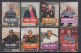 2022 Guernsey Voice-Vouaie Language Complete Set Of 8 MNH @ BELOW FACE VALUE - Guernsey