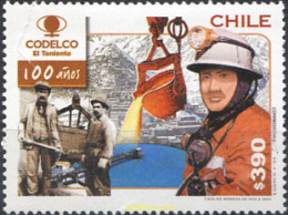 304801 MNH CHILE 2005 100 AÑOS DEL CODELCO -EL TENIENTE- - Cile