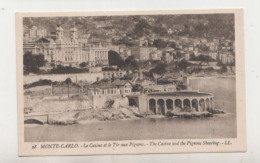 MONTECARLO  , Le Casinò Et Le Tir Aux Pigeons  - Non Viaggiata  - (1364) - Monte-Carlo