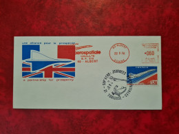 Lettre  1976 OBLITERATION CONCORDE AEROPOSTALE MEAULTE ALBERT CACHET TOULOUSE SUP'AERO JOURNEES AEROSPATIALES - Sonstige & Ohne Zuordnung