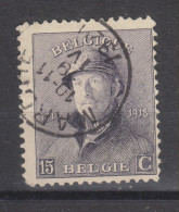 COB 169 Oblitération Centrale MARCHE - 1919-1920 Behelmter König