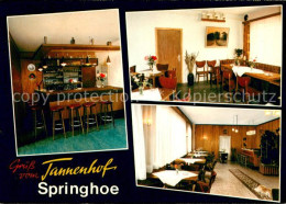 73641530 Springhoe Gaststaette Tannenhof Gastraum Bar Springhoe - Hohenlockstedt