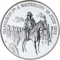 France, Médaille, Napoléon Ier, Waterloo 18 Juin 1815, 1989, Argent, BE, FDC - Otros & Sin Clasificación