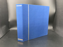 Schaubek Schraubendecke O. Kassette Blau Neuwertig (8128 - Pre-printed Pages