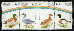 Pakistan 1992 - Mi-Nr. 863-866 ** - MNH - Vögel / Birds (I) - Pakistán