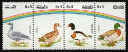 Pakistan 1992 - Mi-Nr. 863-866 ** - MNH - Vögel / Birds (II) - Pakistán