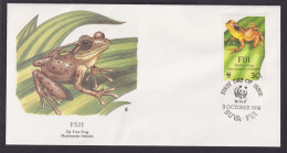 Fiji Fidji Inseln Ozeanien Fauna Frosch Platimantis Schöner Künstler Brief - Fidji (1970-...)