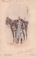 MILITAIRE(ILLUSTRATEUR) ARMEE BELGE(CHEVAL) - Patriotic