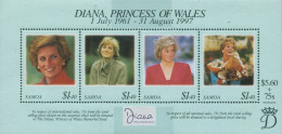 Samoa 1998 SG1028 Diana Princess Of Wales MS MNH - Samoa (Staat)