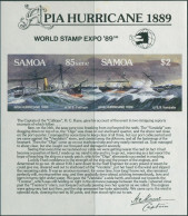 Samoa 1989 SG839 Hurricane MS MNH - Samoa