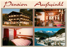 73641414 Russbach Pass Gschuett Pension Ausswinkl Restaurant Cafe Winterpanorama - Sonstige & Ohne Zuordnung