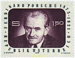 69082 MNH AUSTRIA 1975 CENTENARIO DEL NACIMIENTO DE FERDINAND PORSCHE - Unused Stamps