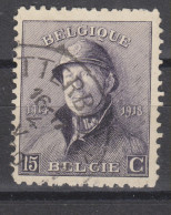 COB 169 Oblitération Centrale ETTERBEEK - 1919-1920  Cascos De Trinchera
