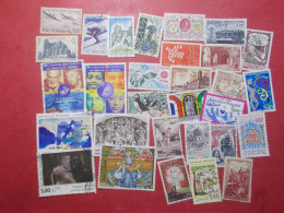 Lot 30 Timbres FRANCE Différents Vrac Divers Avant L'euro (B355) - Colecciones Completas