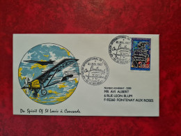 Lettre  1997 LE BOURGET 42° SALON DE L'AERONAUTIQUE LINDBERGH DU SPIRIT OF ST LOUIS A CONCORDE - Sonstige & Ohne Zuordnung