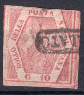 10 Gr. CARMINIO ROSA CHIARO SASS.11a USATO CV 850+++ - Nápoles