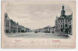 39040006 - Amstetten Mit Hauptplatz Gelaufen Von 1899. Leicht Stockfleckig, Sonst Gut Erhalten - Autres & Non Classés